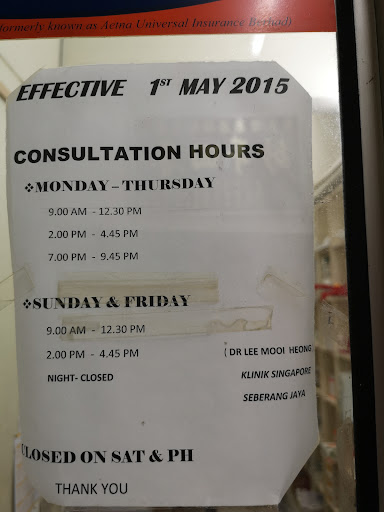Klinik Singapore Seberang Jaya
