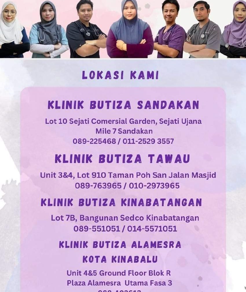 klinik butiza tawau