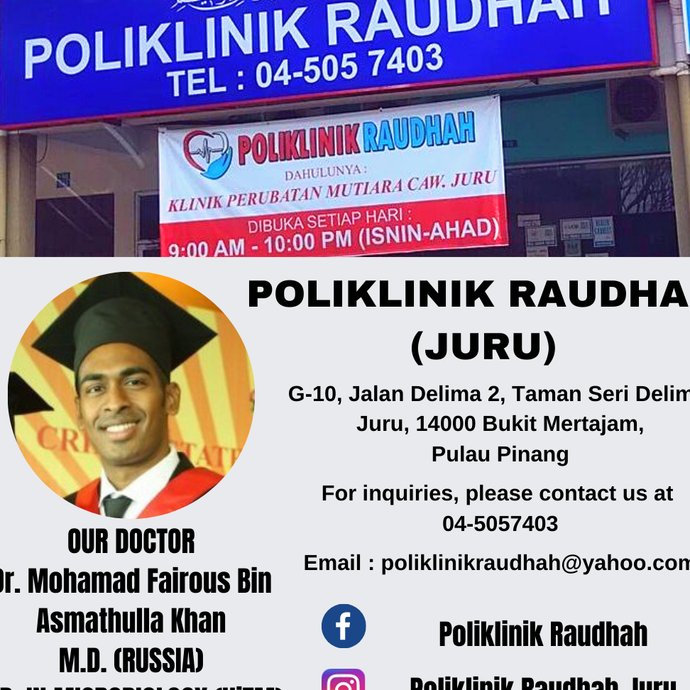 poliklinik raudhah juru